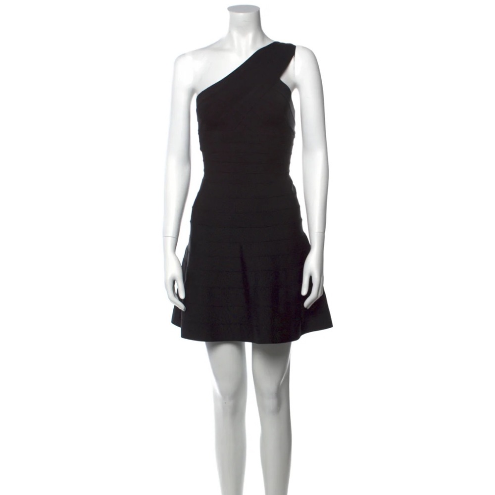 Herve Leger Sydney One Shoulder Dress